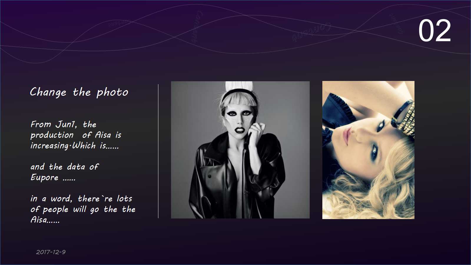 纯黑清新简约ppt模板