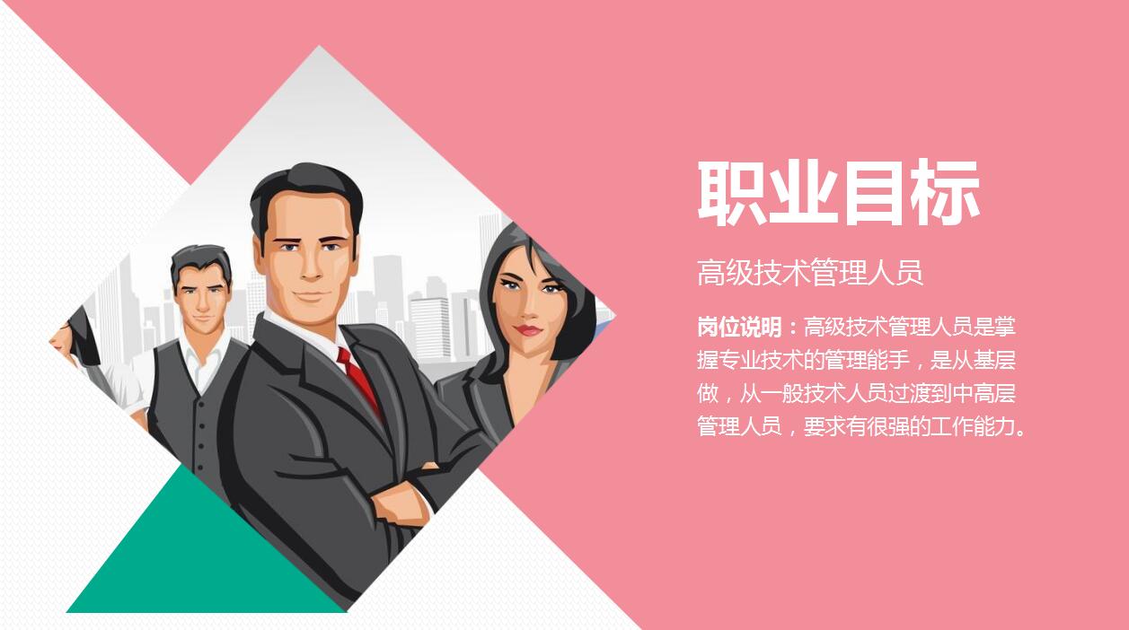 彩色简洁大学生职业生涯规划ppt模板