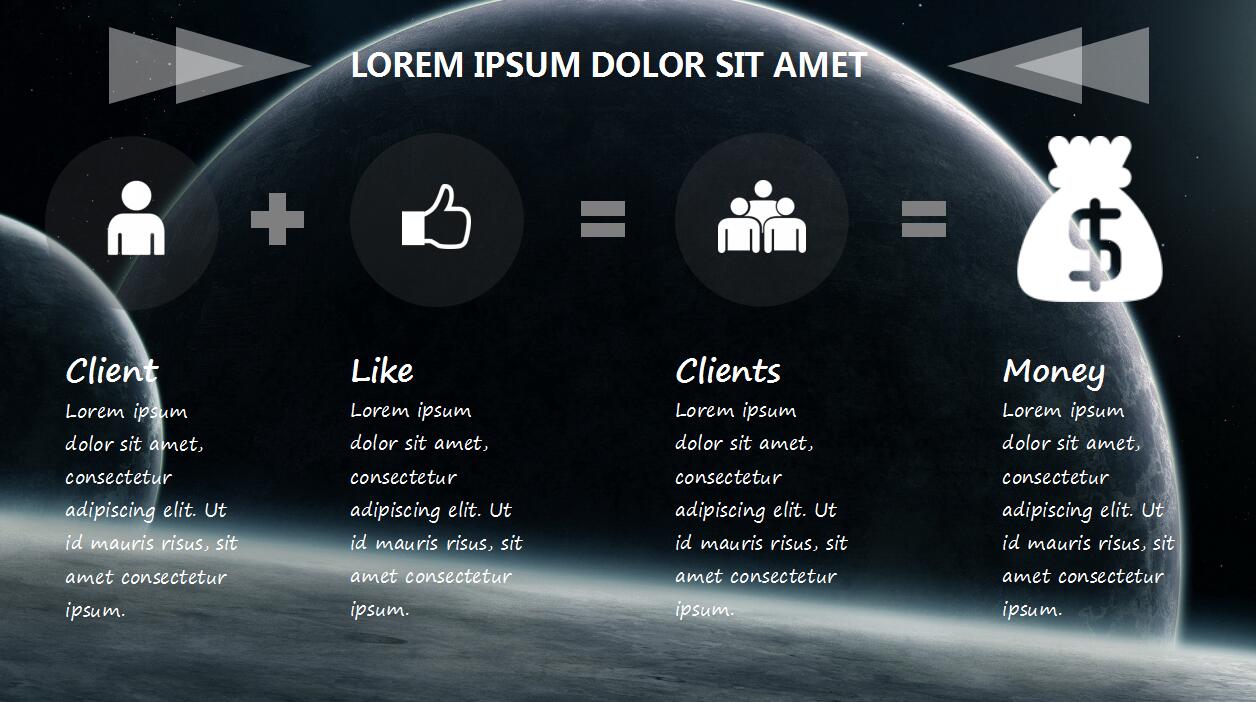 高端创意英文ppt模板