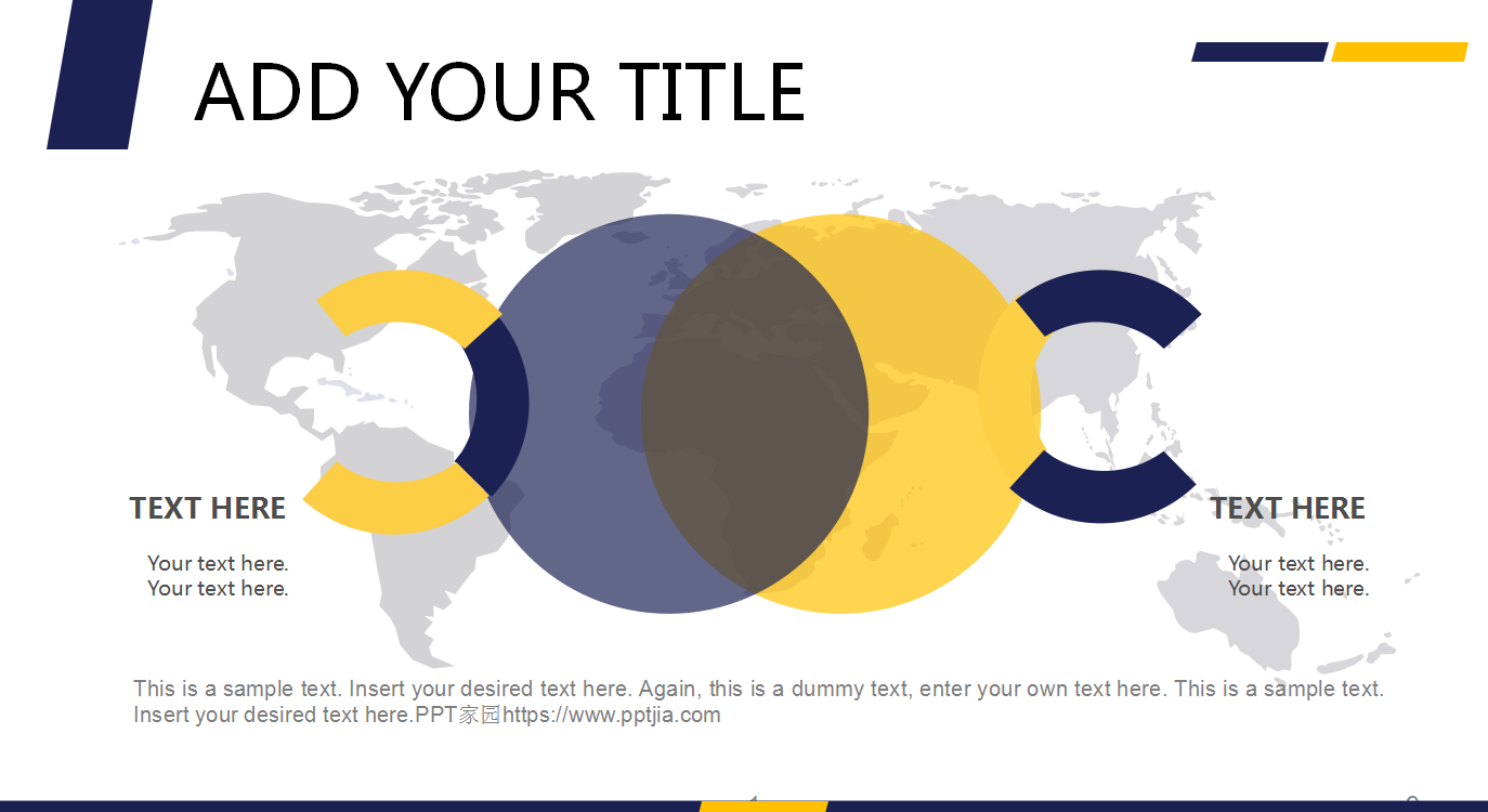 简约扁平化ppt模板_白色商务