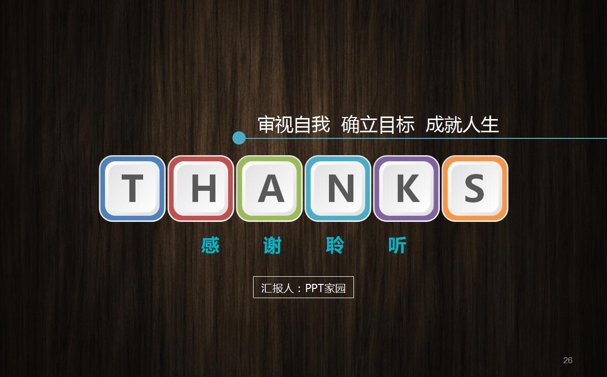 时尚创意职业生涯规划PPT模板