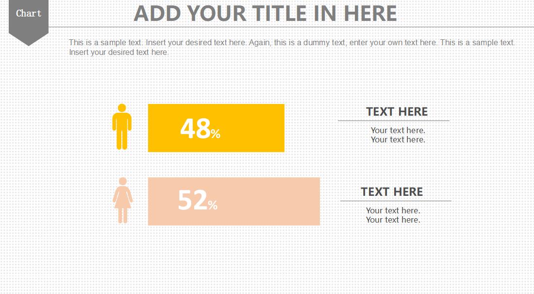 清新扁平化风格ppt模板