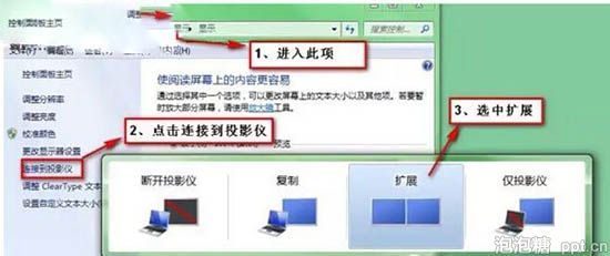 Win7怎样实现ppt双屏显示图片