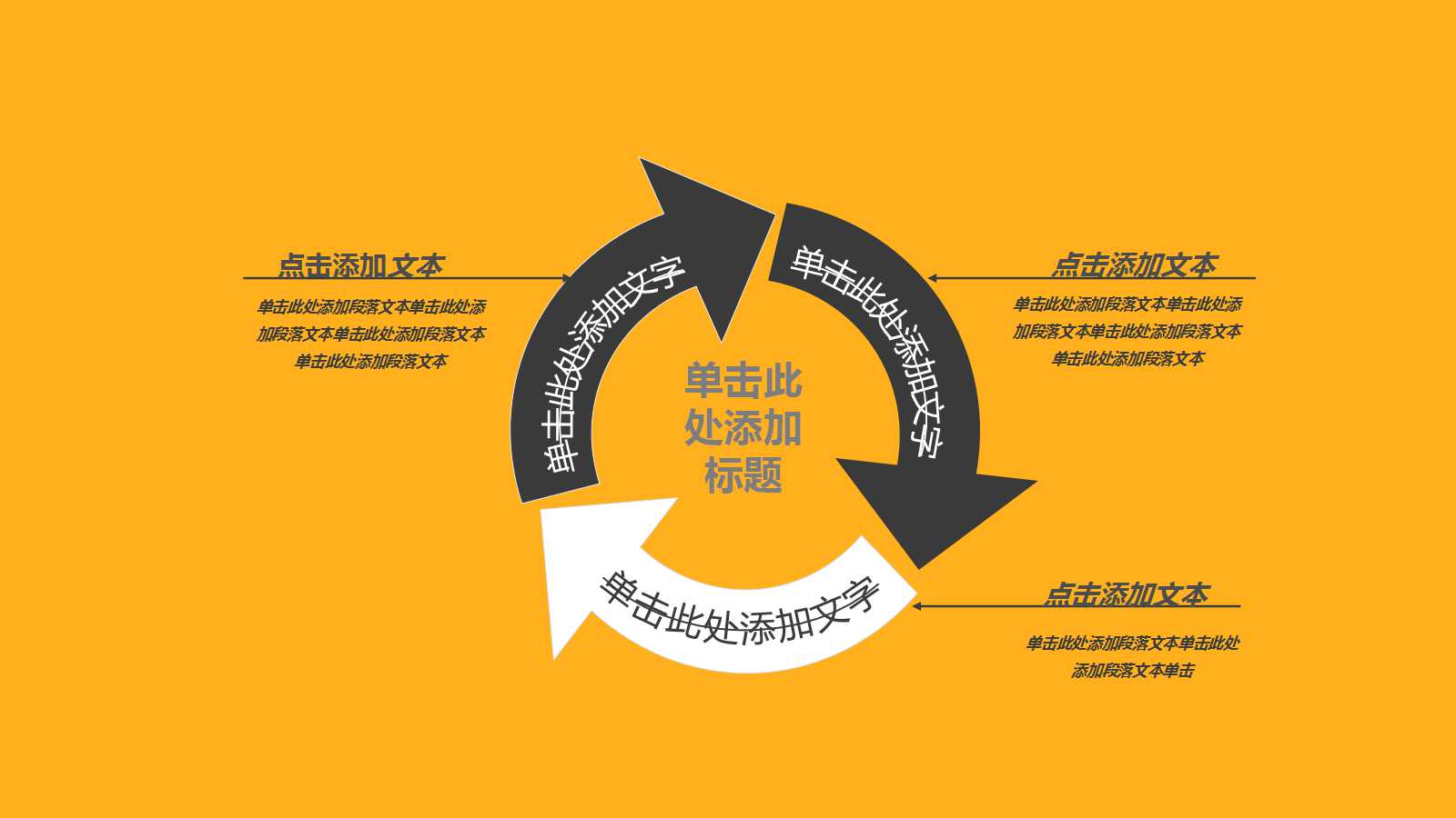 简约商务风年度汇报ppt模板