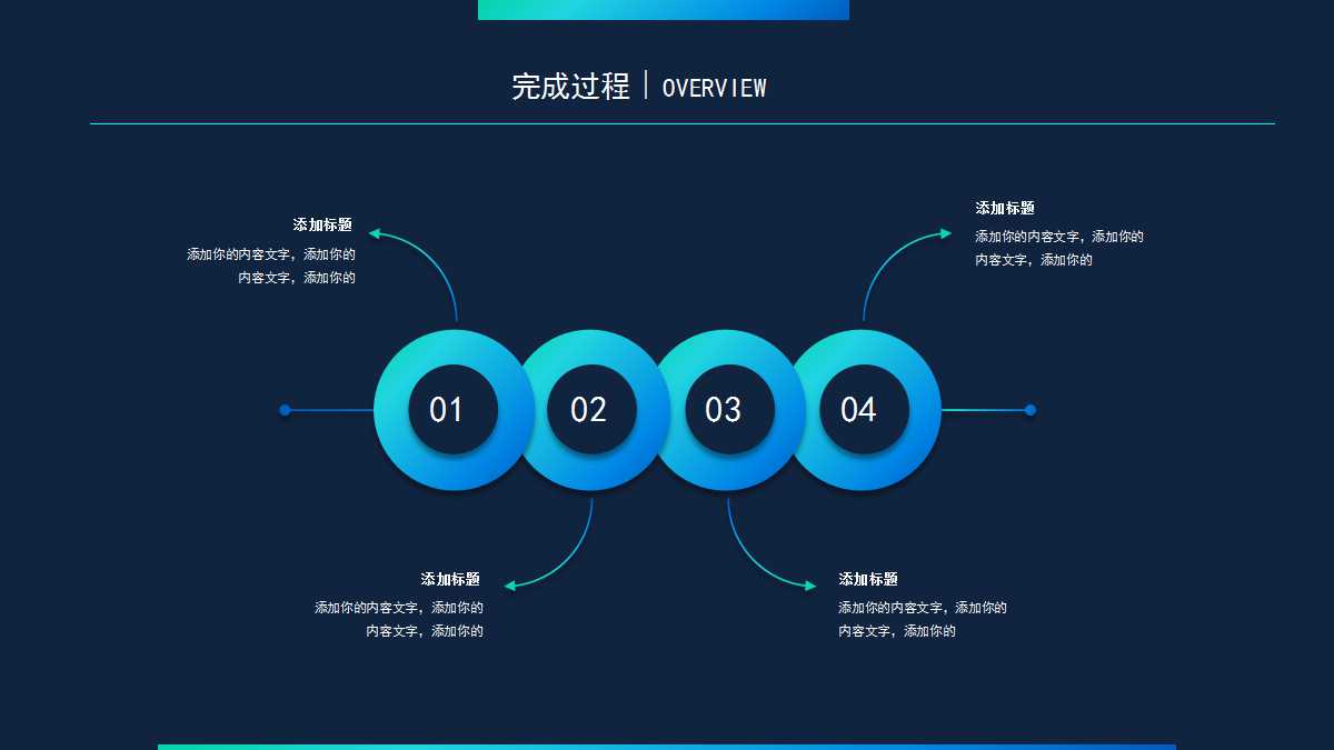 蓝色创意星空工作汇报ppt模板