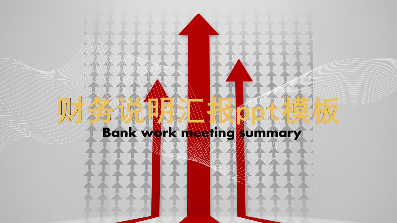 财务说明汇报ppt模板