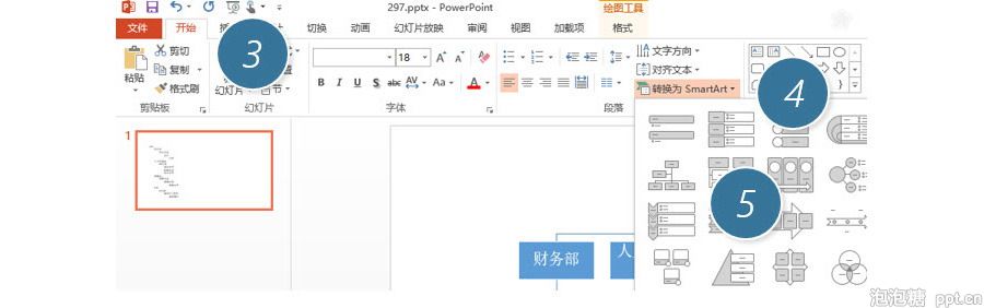 PPT制作技巧：如何快速产生一个复杂的组织架构图？