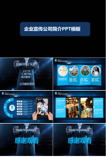 企业文化宣传ppt模板