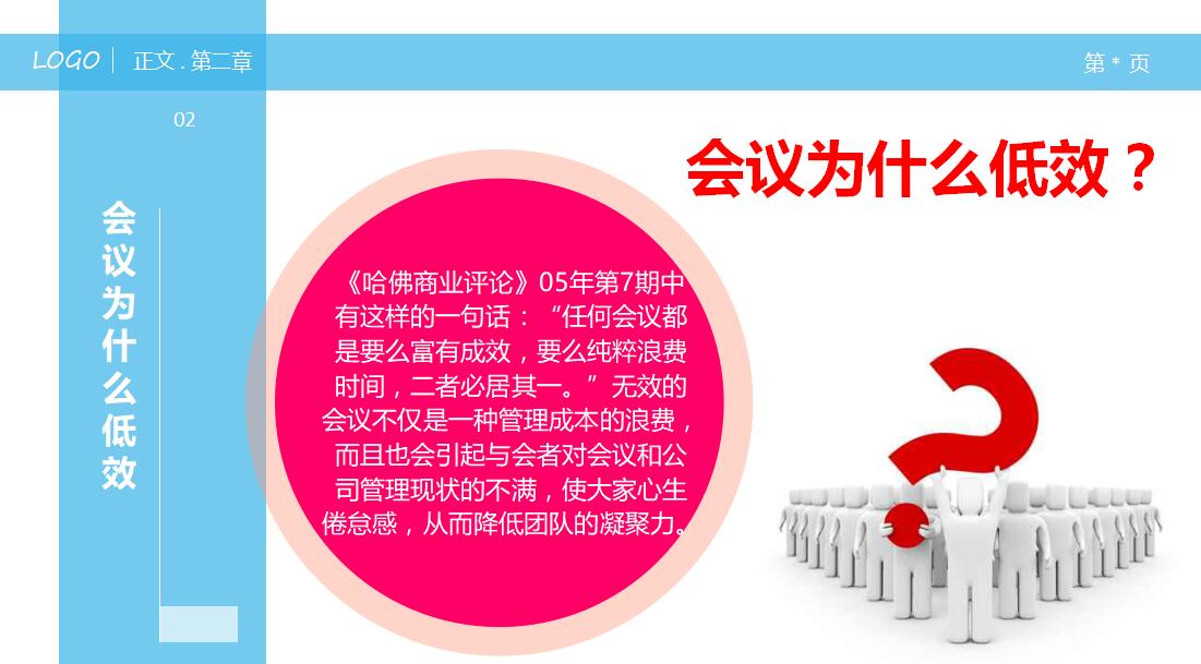 清新时尚中层经理人培训ppt模板