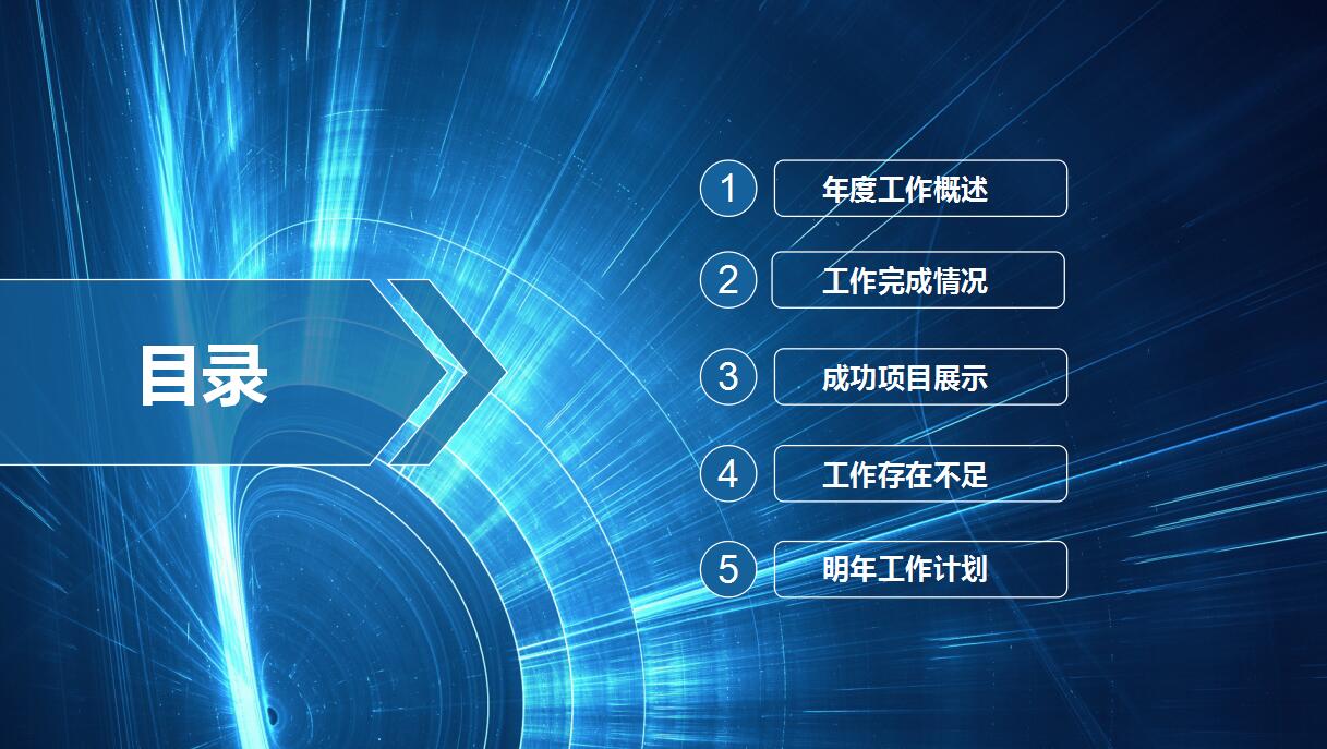 互联网年终工作总结ppt模板