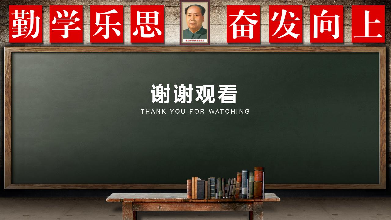 创意黑板风教师说课ppt模板