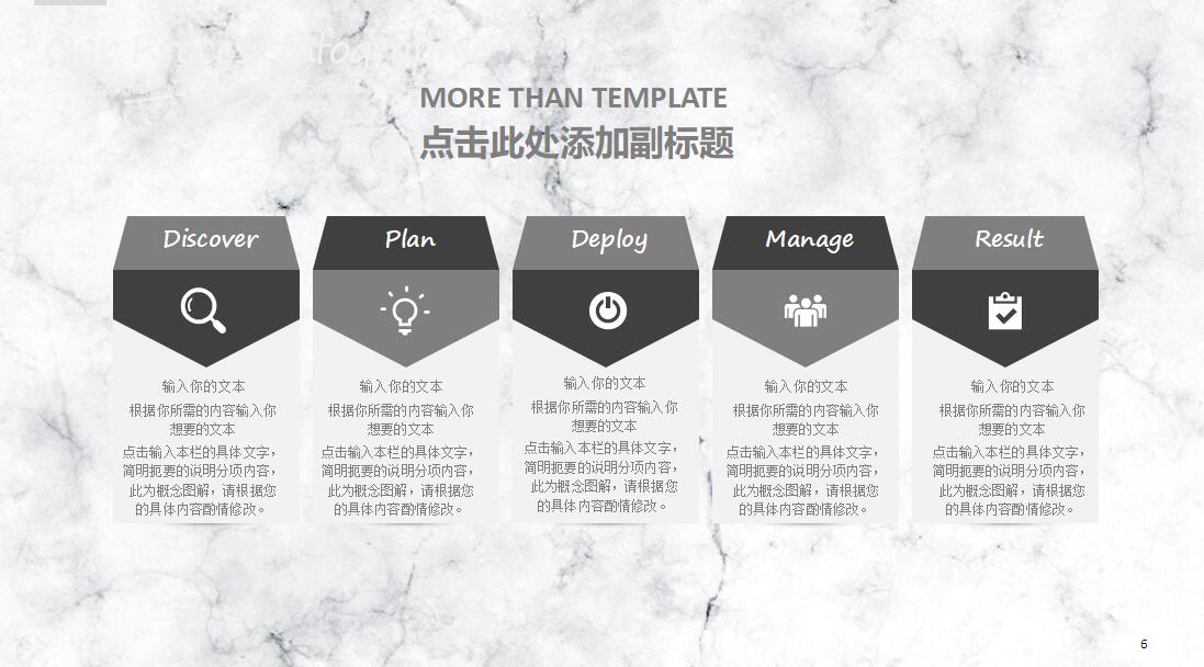 简约清新办公商务商业计划ppt模板