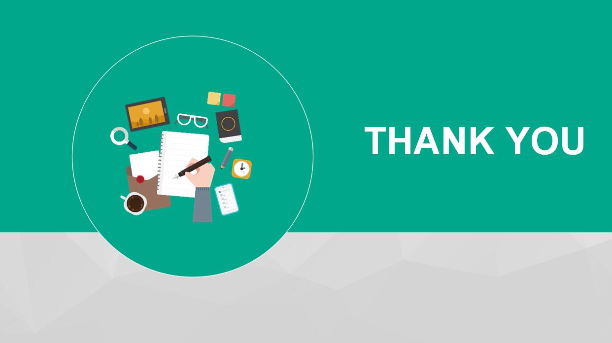 绿色扁平化PPT模板