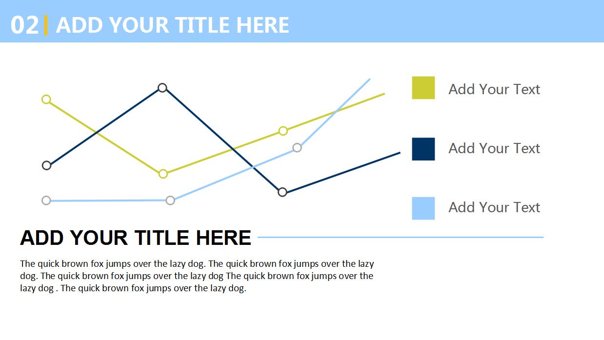 简洁大气扁平化PPT模板
