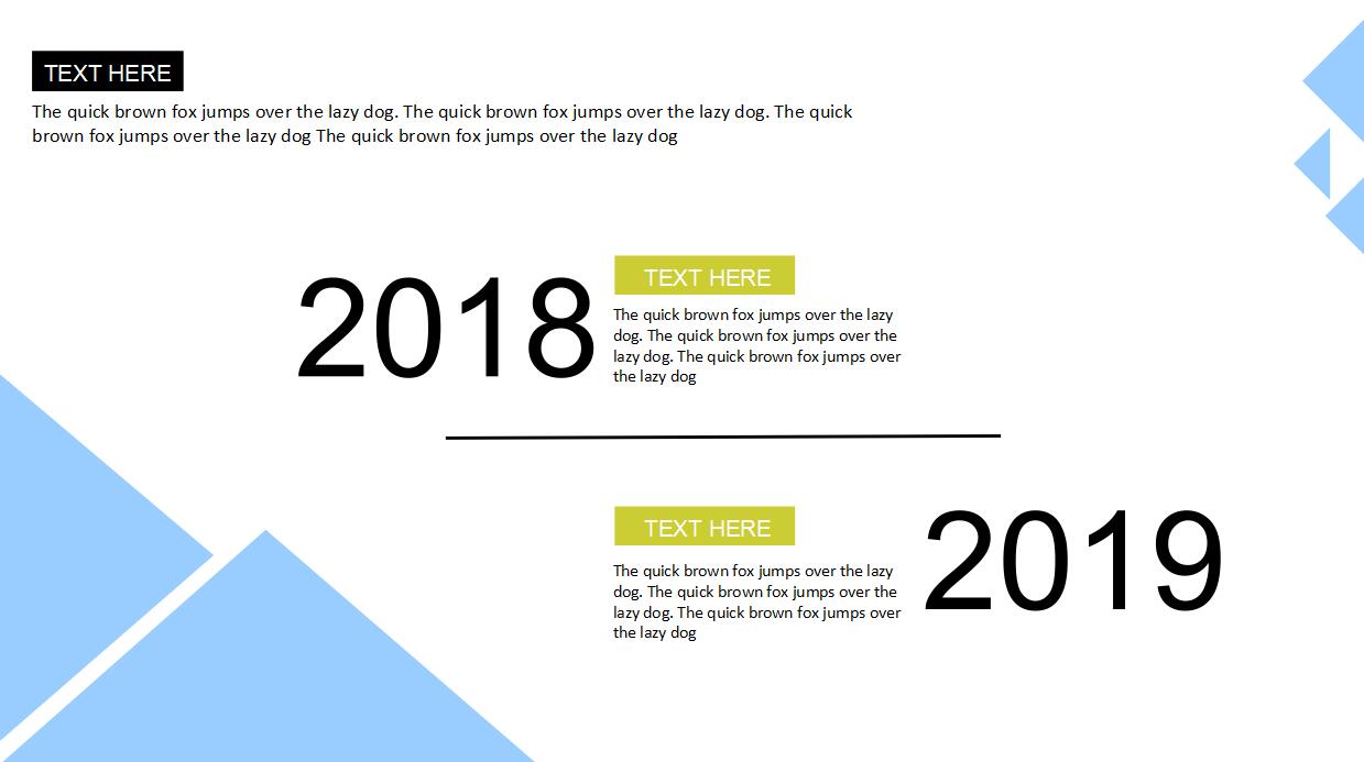 简洁大气扁平化PPT模板