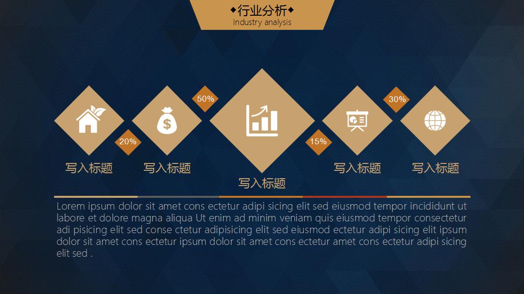 大气简洁商业项目策划书ppt模板