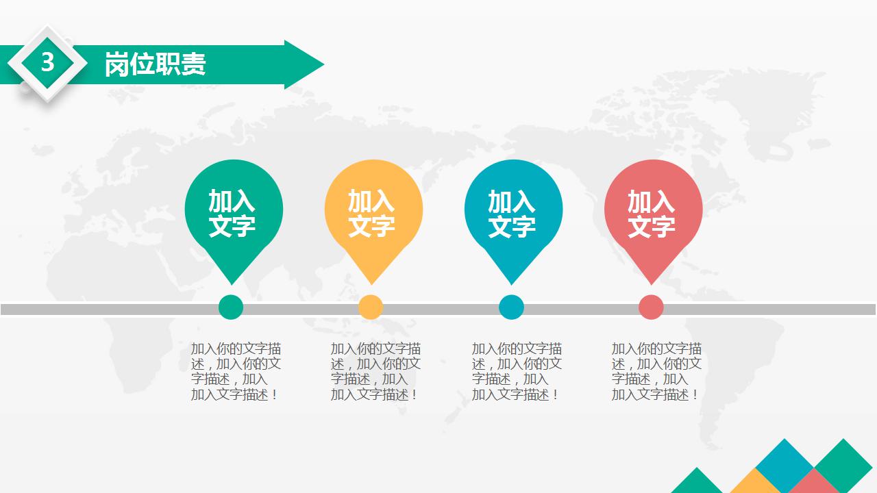 彩色简洁大学生职业规划ppt模板