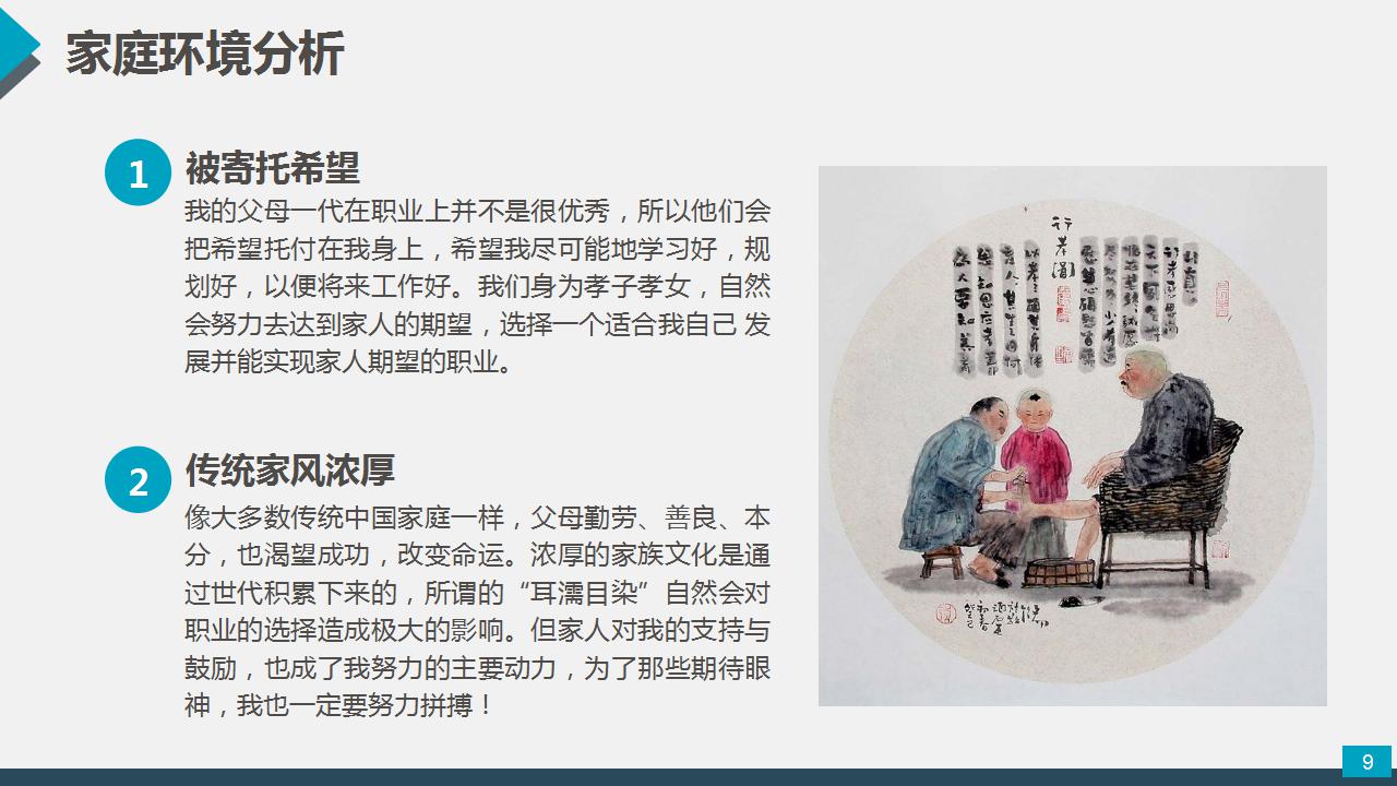 精美简洁职业生涯规划ppt模板