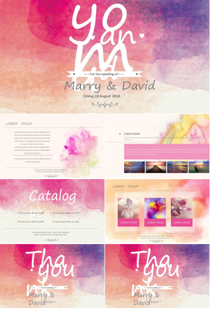 简约创意精美PPT模板