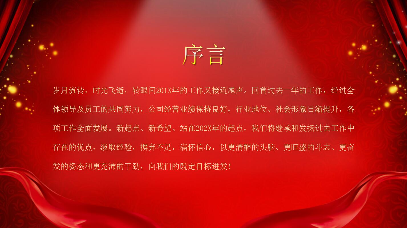 表彰大会ppt模板