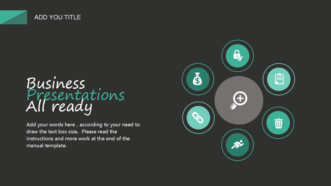 黑色简洁商业计划书ppt模板