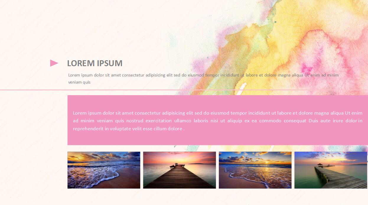 简约创意精美PPT模板