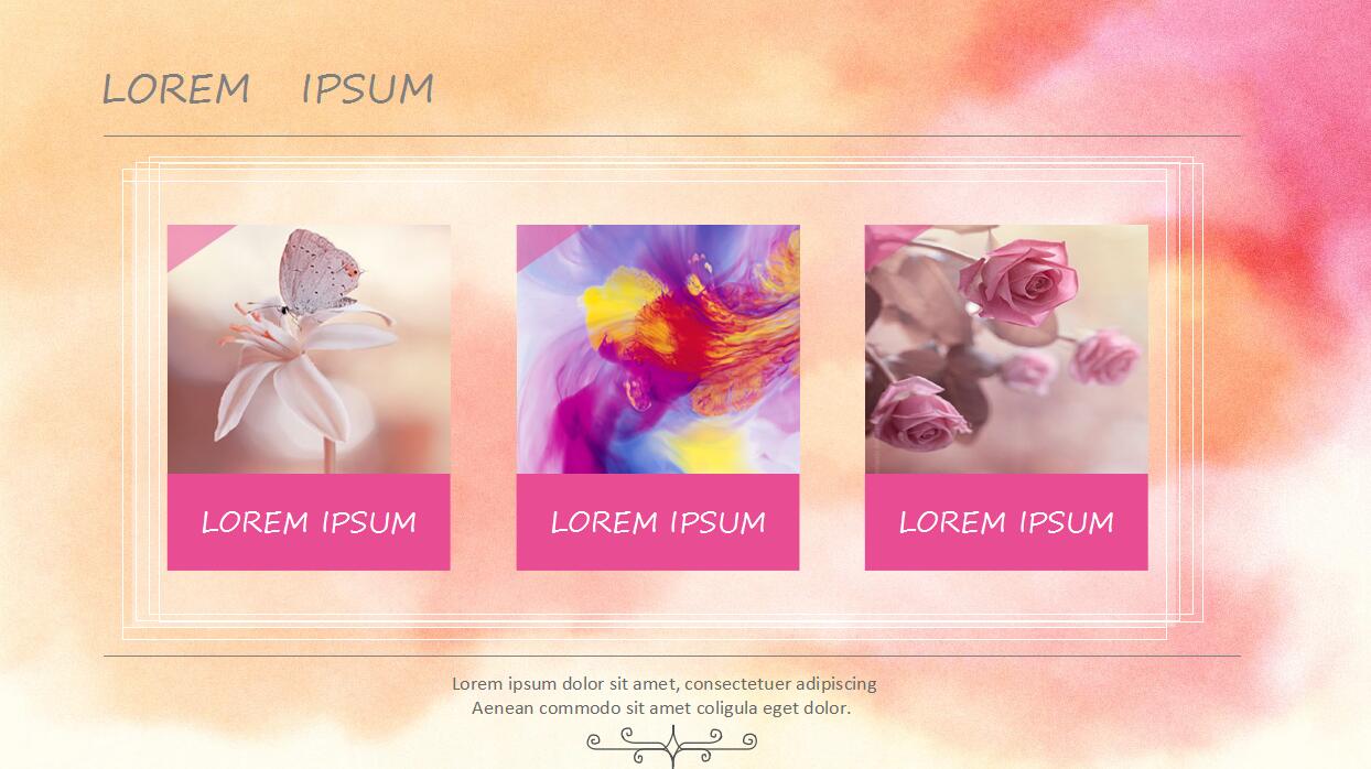 简约创意精美PPT模板