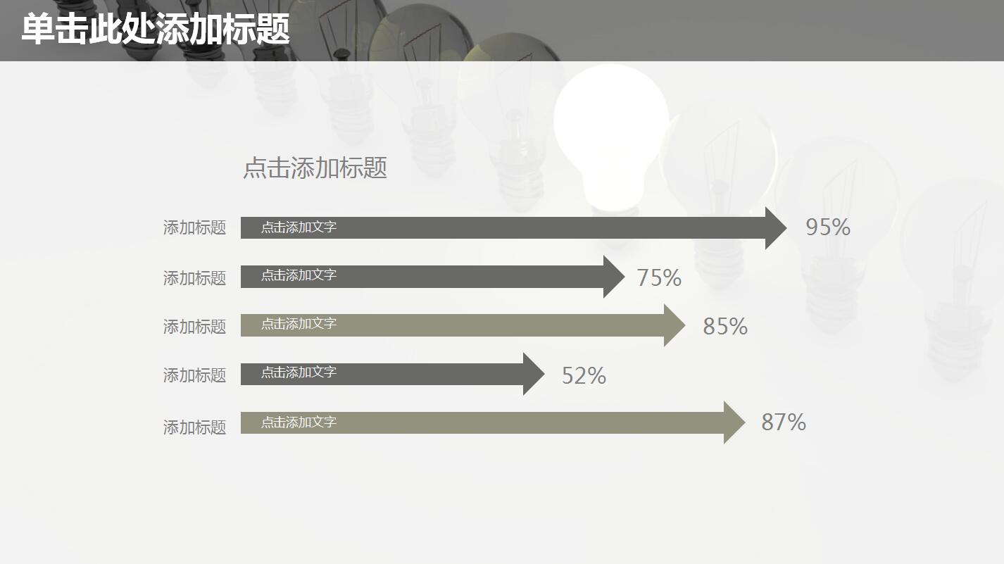 创意简洁年度工作总结ppt模板