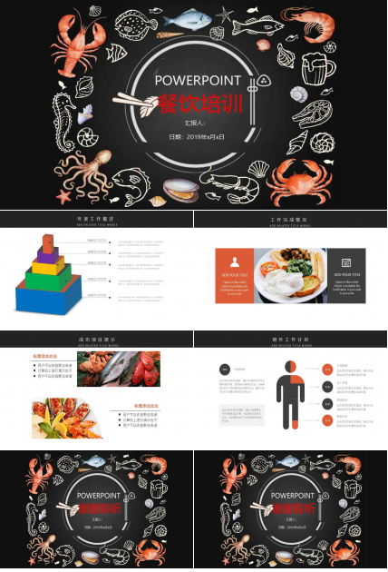 餐饮培训ppt模板