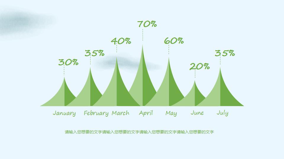 清新淡雅总结计划ppt模板