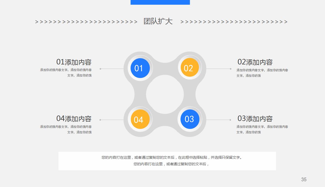 蓝色简约职业生涯规划PPT模板