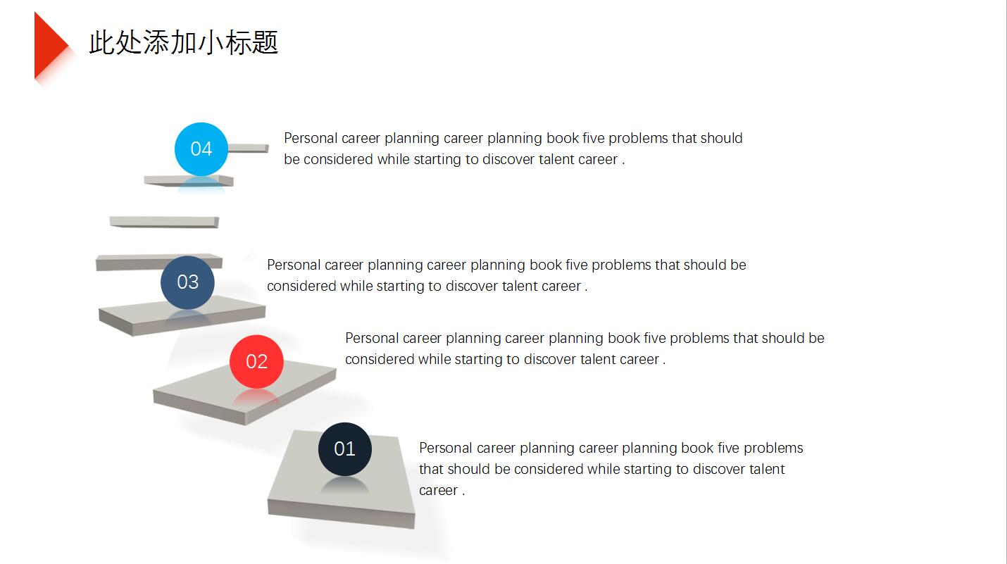 蓝色简约大学生职业规划ppt模板