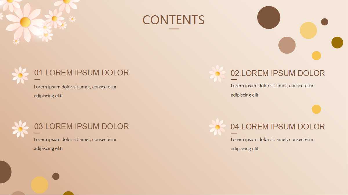 精美漂亮花朵工作计划ppt模板