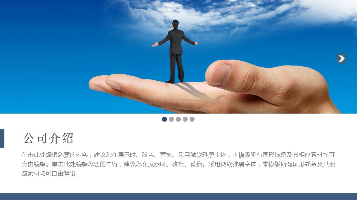 高端商务商业计划书ppt模板