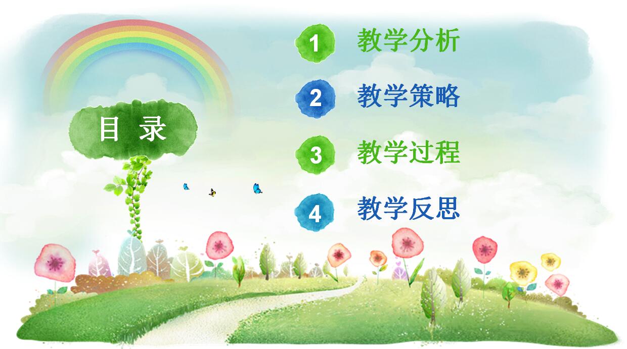 卡通手绘教学述职PPT模板