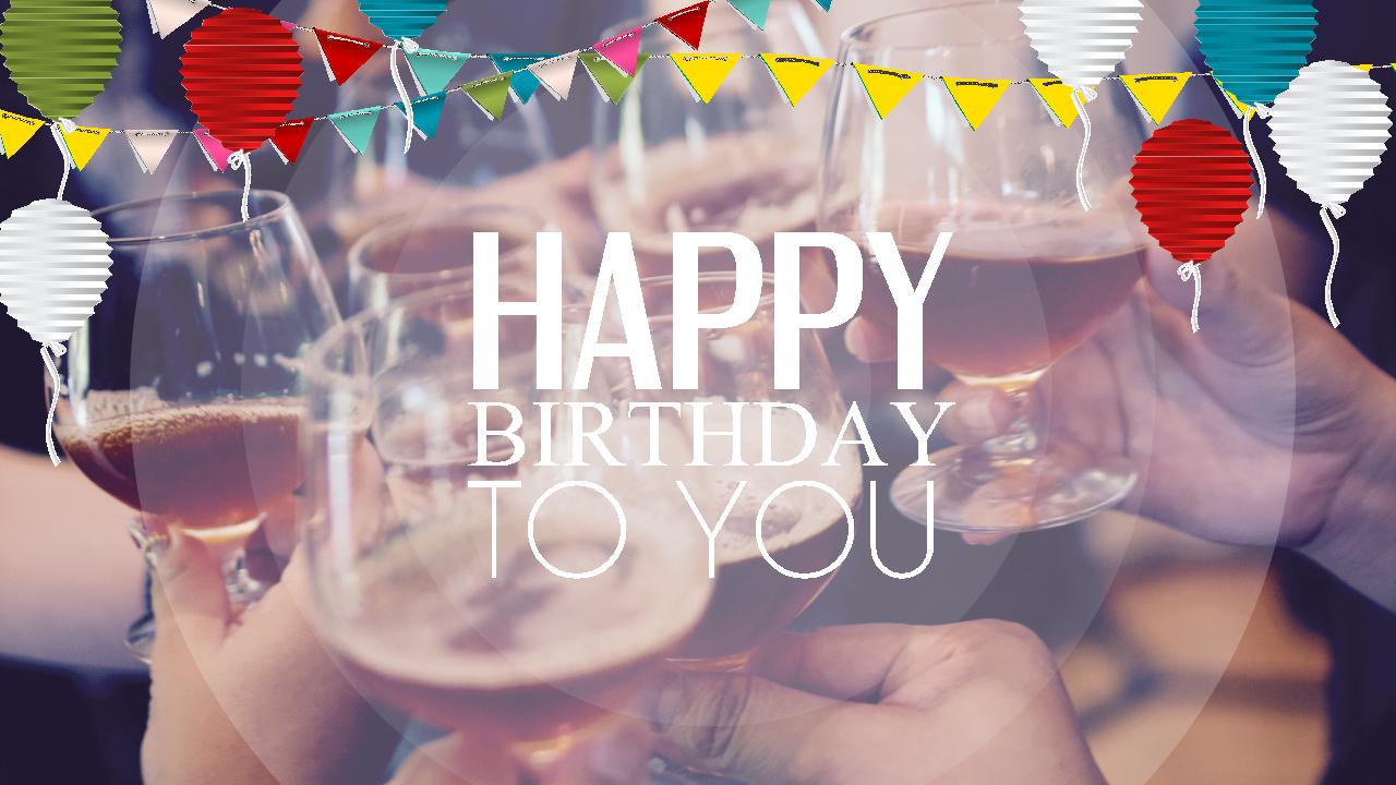 卡通创意生日主题ppt模板