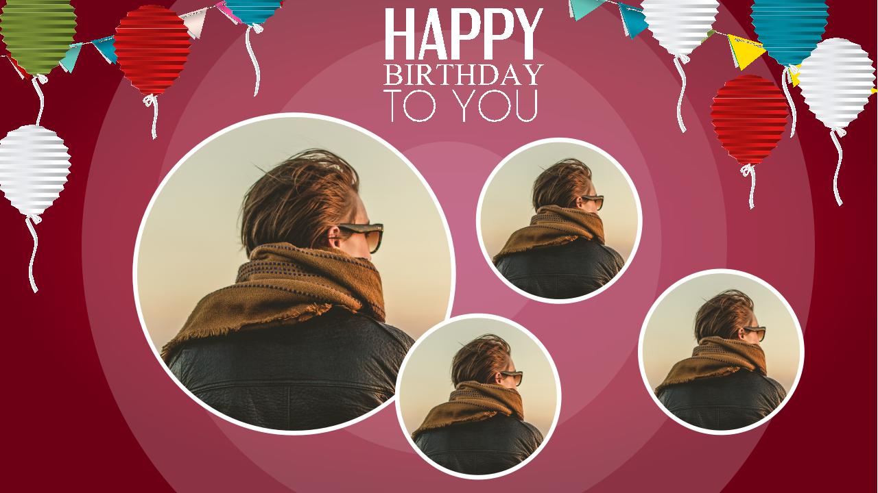 卡通创意生日主题ppt模板