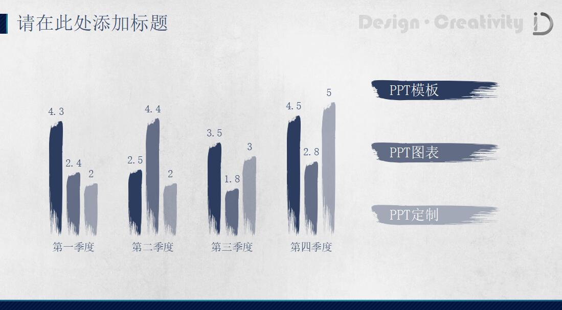 蓝色简约中国风工作汇报通用ppt模板