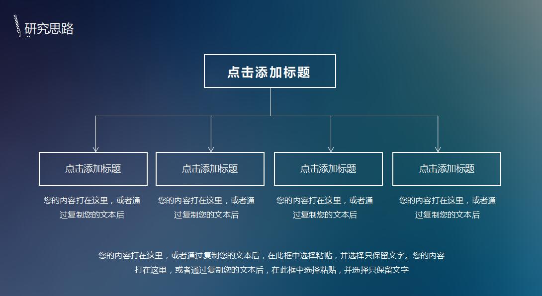 极致清新论文答辩ppt模板