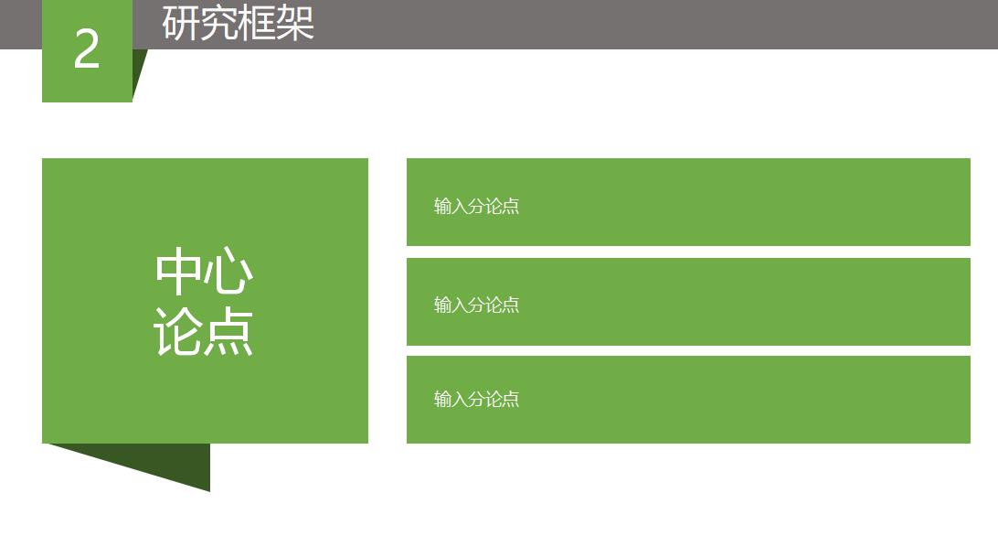 绿色简约毕业论文答辩ppt模板