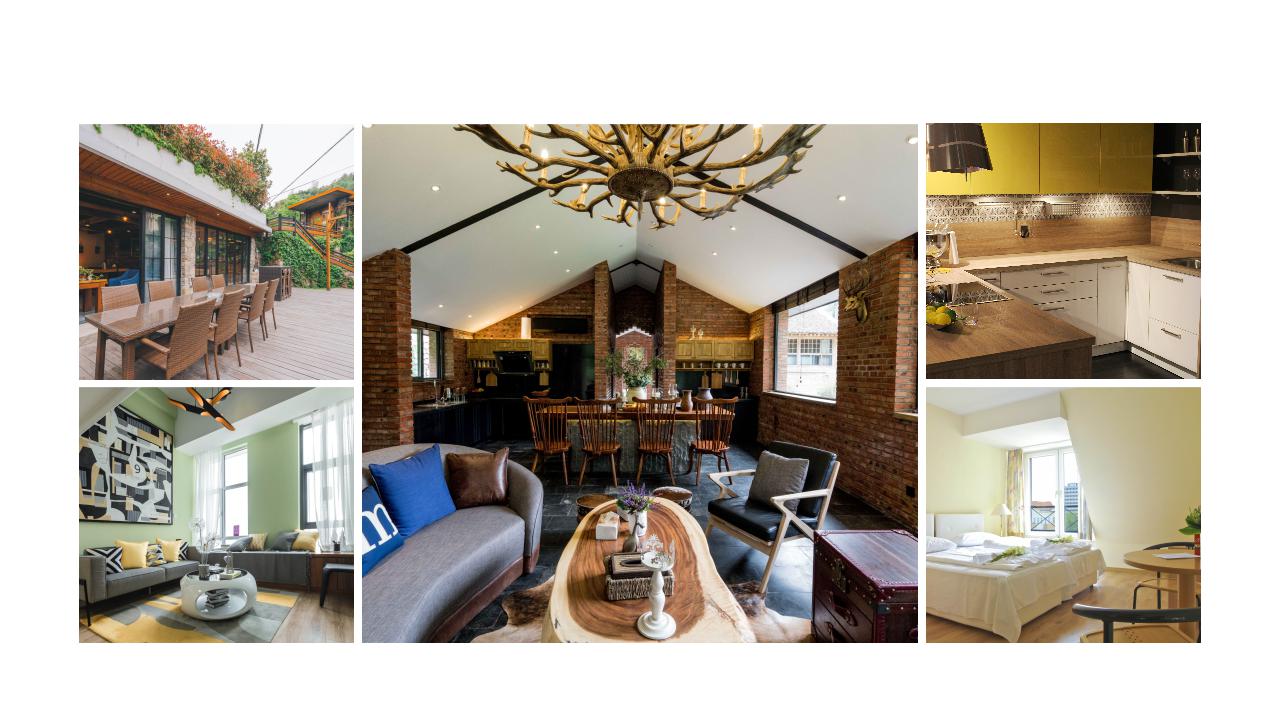 简约唯美室内设计案例ppt模板