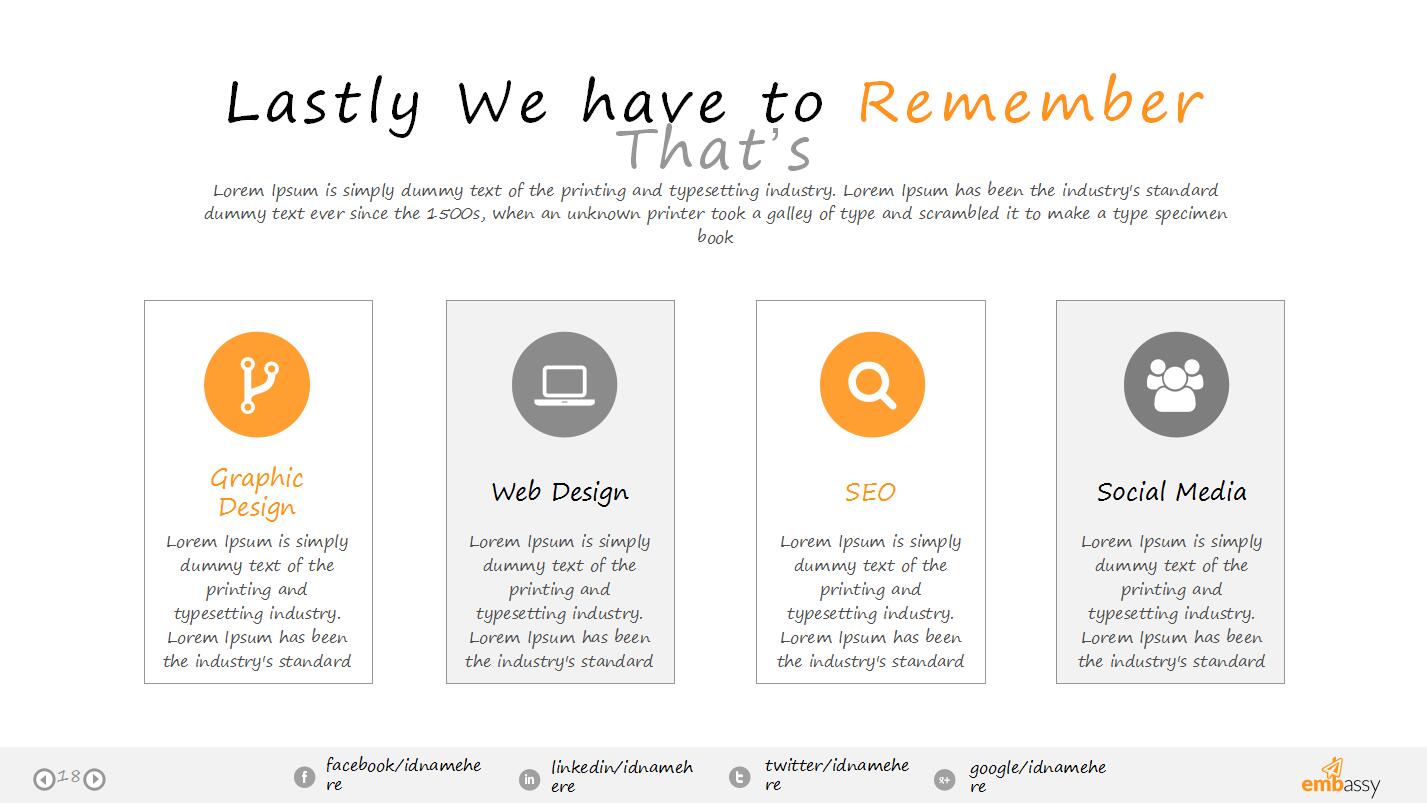 白色英文公司介绍招聘ppt模板