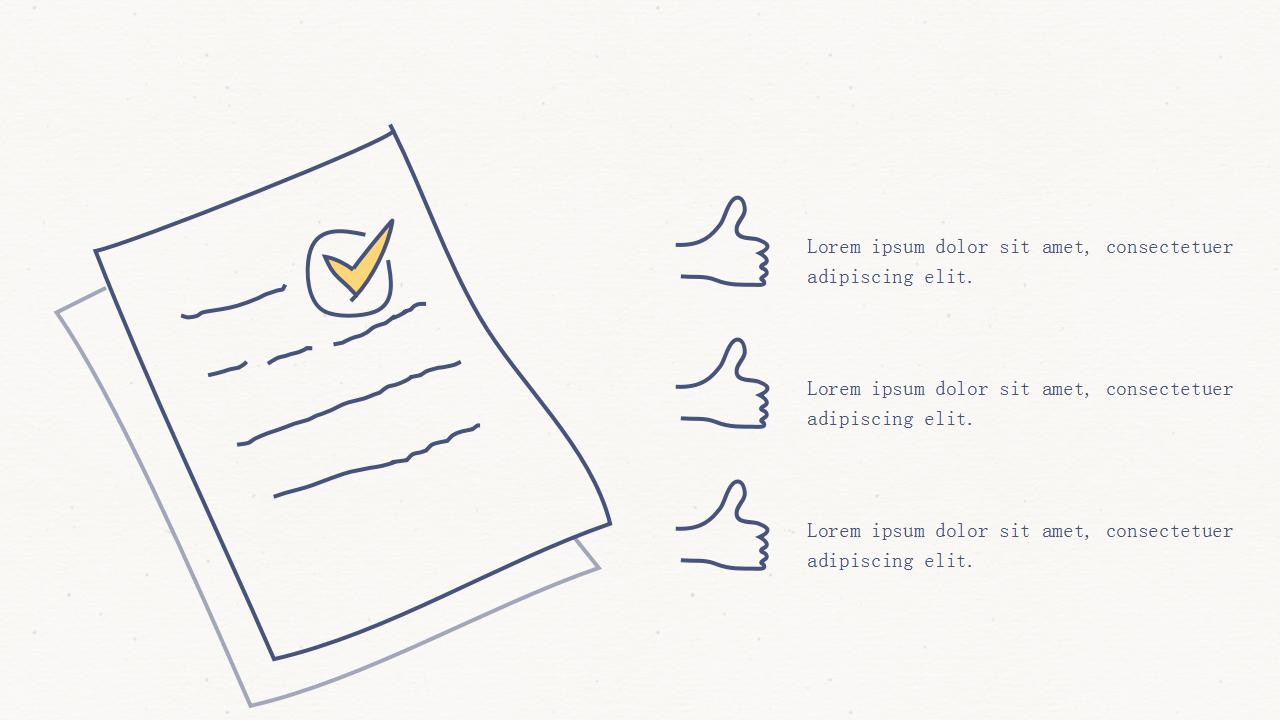 清新简洁创意手绘总结ppt模板