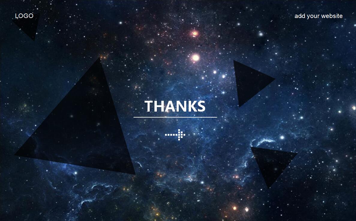 创意科技欧美星空工作汇报ppt模板