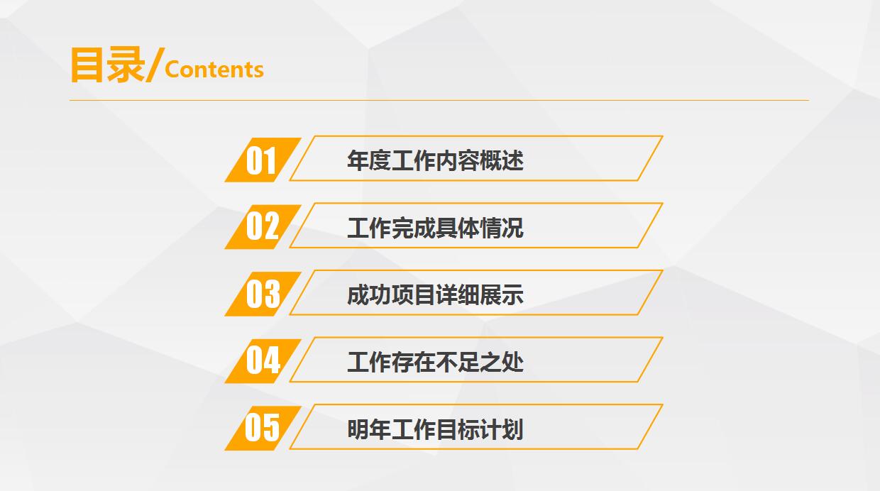 创意时尚商务个人年终总结ppt模板