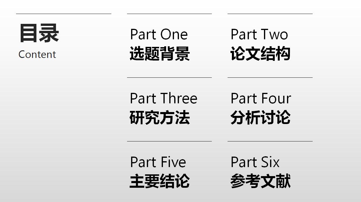 时尚简约毕业答辩ppt模板