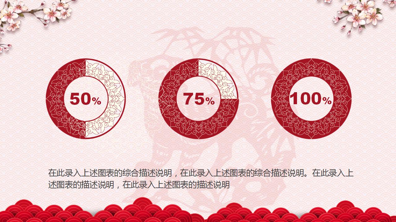 精美中国风元旦工作总结ppt模板