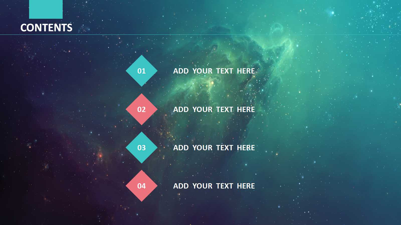 动态的绿色水滴PPT模板