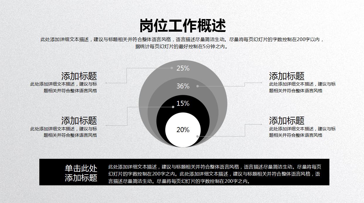 简约商务年度工作汇报ppt模板