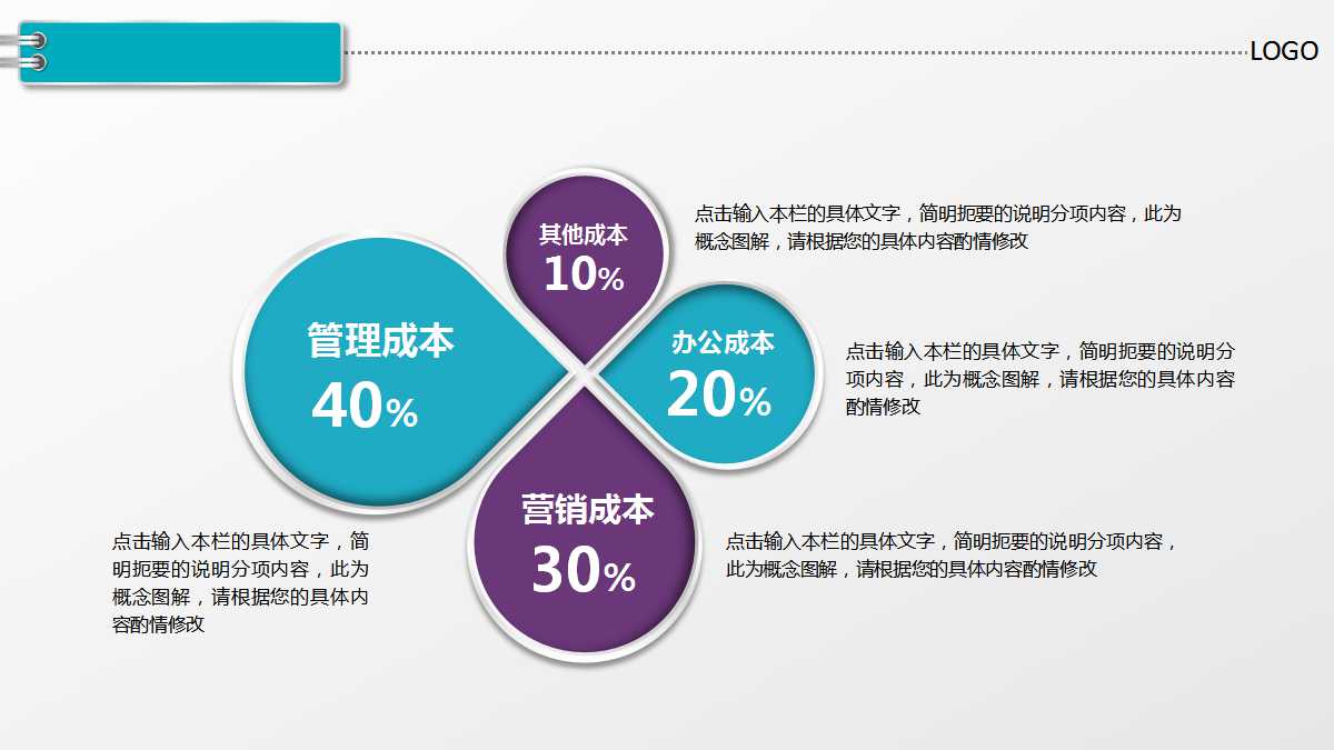 创意齿轮创业计划书ppt模板